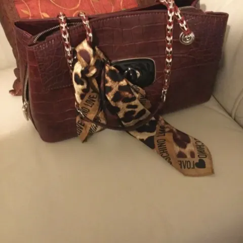 Moschino Scarf Shoulder Bag