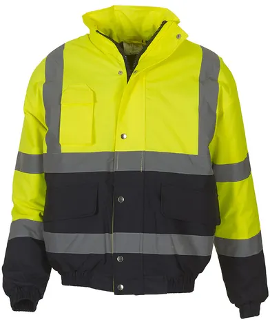 Yoko Hi-Vis Bomber Jacket Size S