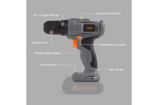 3 x New & Boxed E-Series 18V Cordless Drill Driver