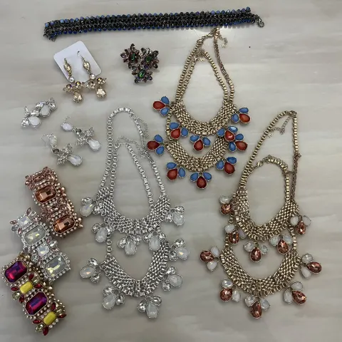Brand New Crystal 18ct Gold Plated Jewellery Set RRP £700