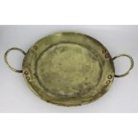 Antique Brass Two Handled Dish