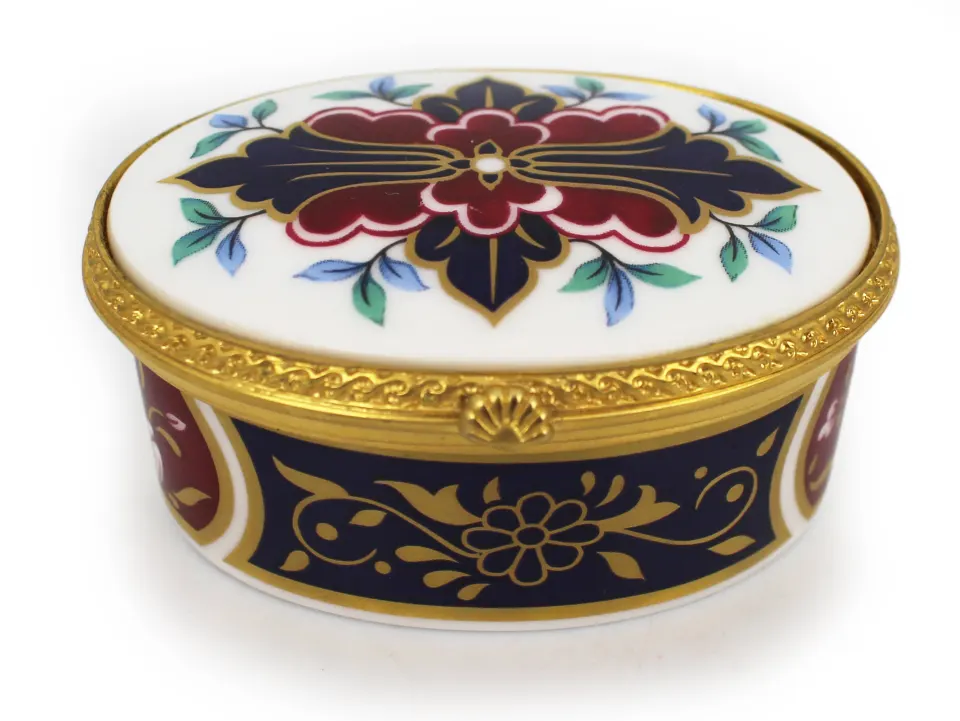 Royal Worcester The Connoisseur Collection Prince Regent Trinket Box