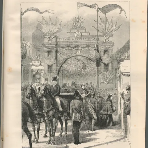 Queen Victoria Visit To Birmingham Antique 1887  Newspaper
