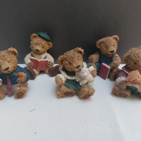 Set of 5 bears