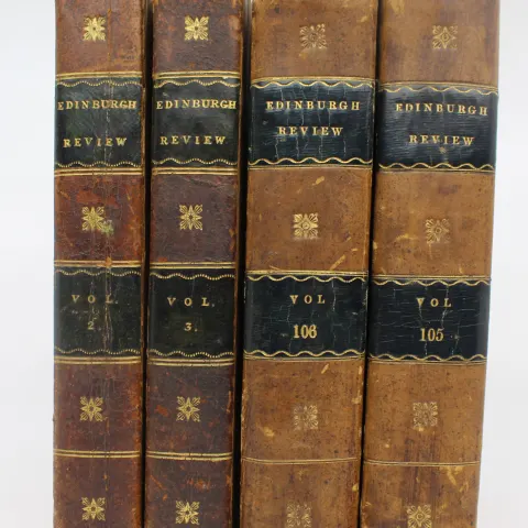 Four Volumes of The Edinburgh Review, 19th Century