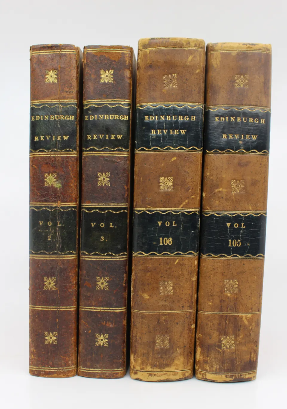 Four Volumes of The Edinburgh Review, 19th Century