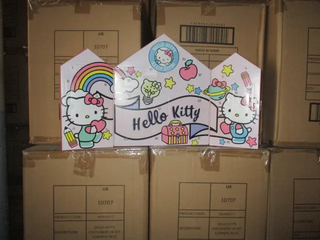 50 Pcs Hello Kitty - Bumper Sized Stationary Box - RRP £12.99/unit