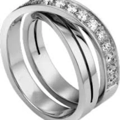 18 K / 750 White Gold Diamond Ring