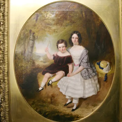 Fine Early 19th c. Portrait by James Bennett H.Smith Oil on Canvas