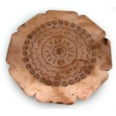 Antique Copper Plate Stamped Mullum