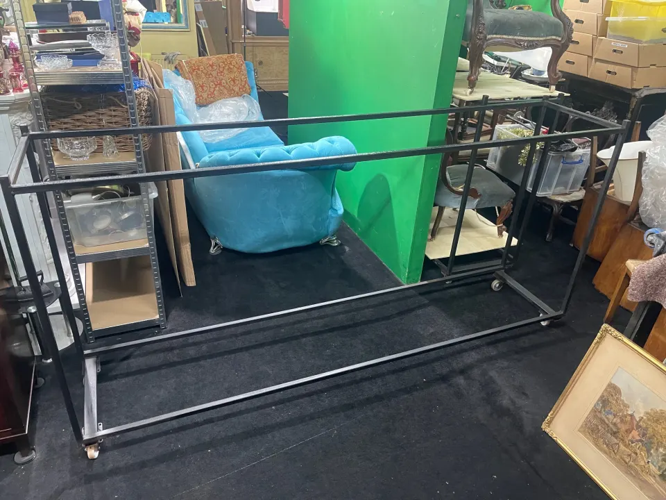 Large Metal Sofa Storage Rack on Wheels
