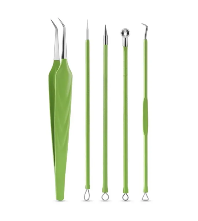 FVION Blackhead & Acne Extractor Tool Kit – Stainless Steel (6-Piece Set)