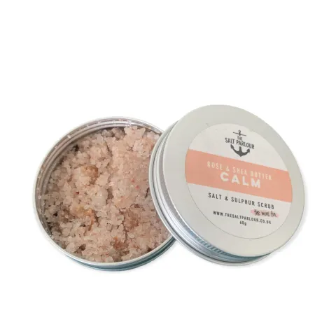 21 x The Salt Parlour Rose & Shea Butter Calm Salt & Sulphur Scrub
60g