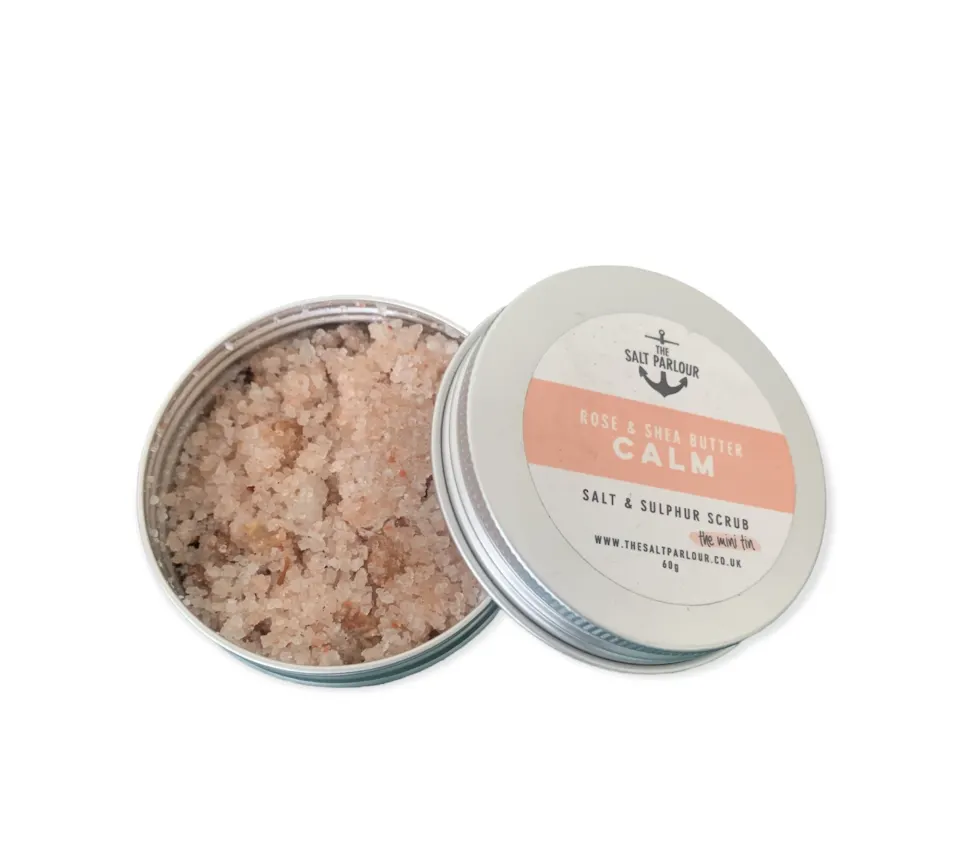 21 x The Salt Parlour Rose & Shea Butter Calm Salt & Sulphur Scrub
60g
