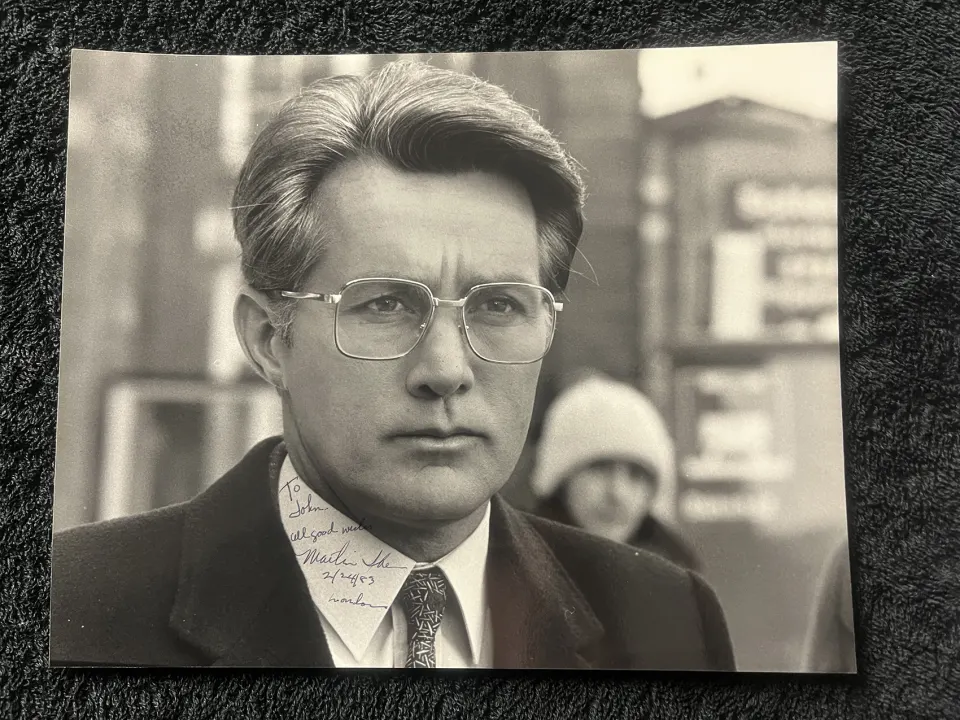 Martin Sheen Signed