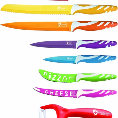 Royalty Line 7-Piece Non-Stick Coating Knife Set