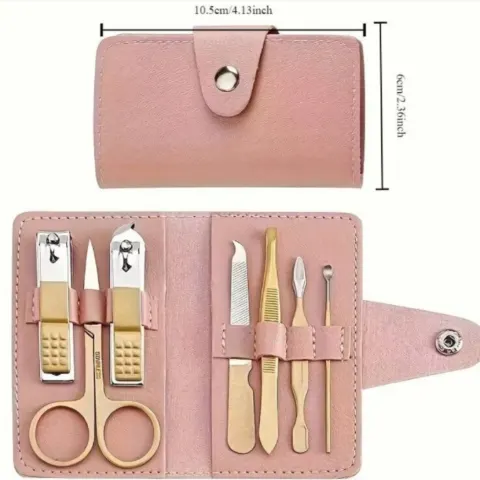 Nail Clippers Manicure Tool Set, With Portable Travel Case