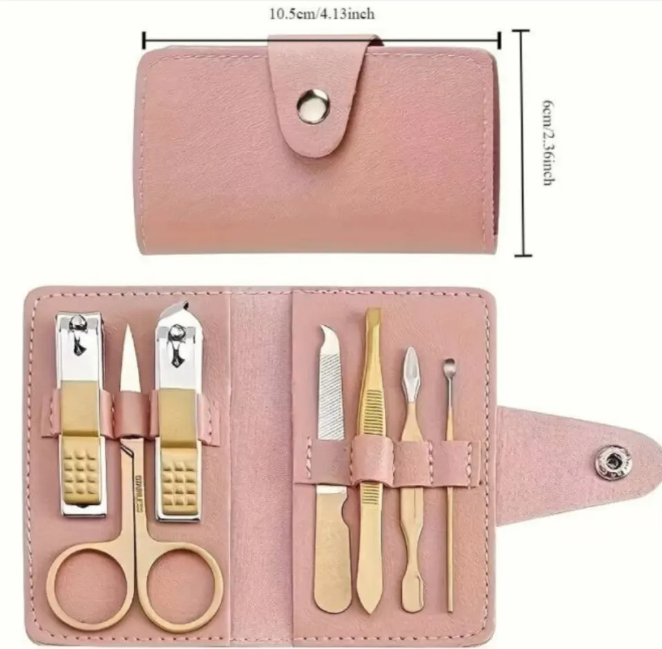 Nail Clippers Manicure Tool Set, With Portable Travel Case