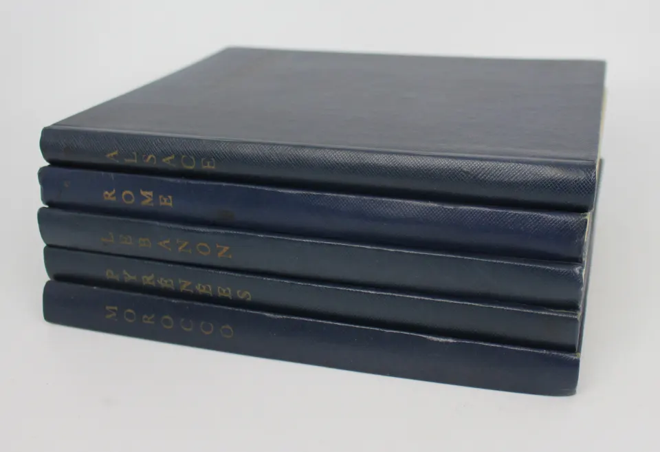 5 Volumes Les Albums des Guides Bleus 1950's
