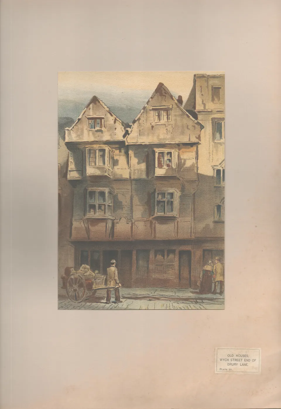 Water Gate Strand Antique 1888 Views of London.
