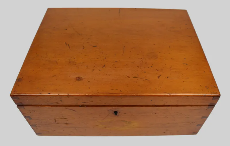 Late Victorian/Edwardian Satinwood Case Caddy