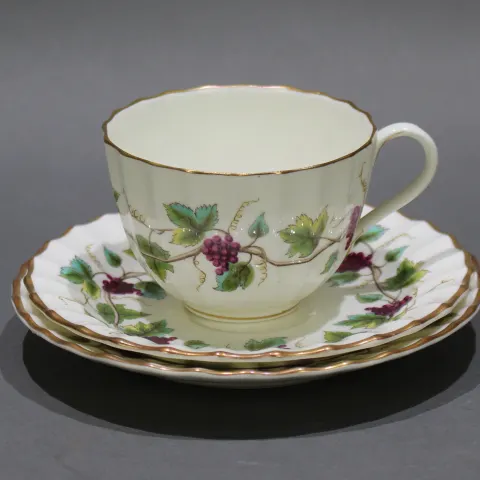Royal Worcester Bacchanal Pattern Trio