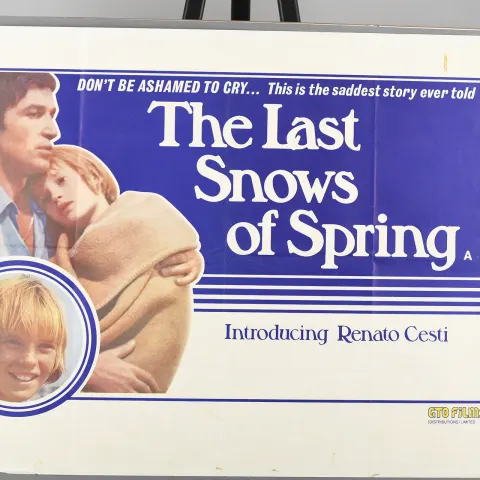 Original "The Last Snows of Spring" Film Poster
