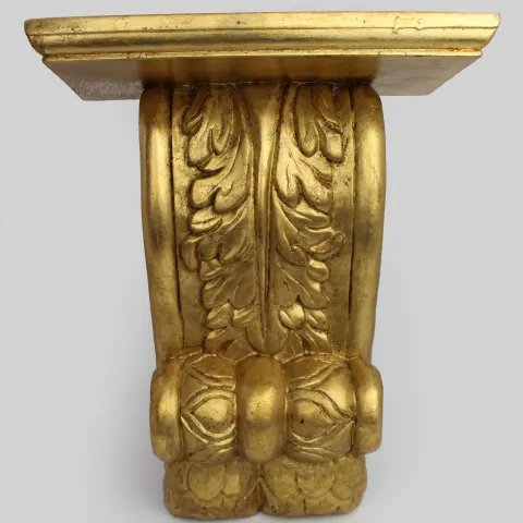 Vintage Carved Giltwood Wall Bracket Corbel