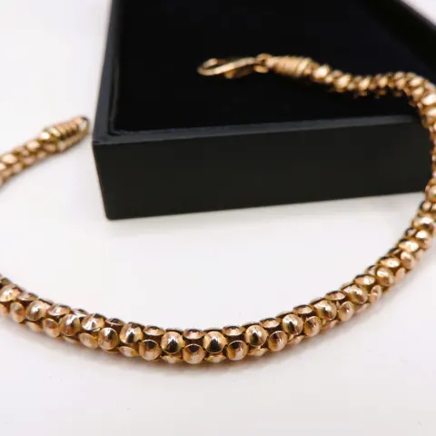 Rose Gold On Sterling Silver Bracelet New With Gift Pouch