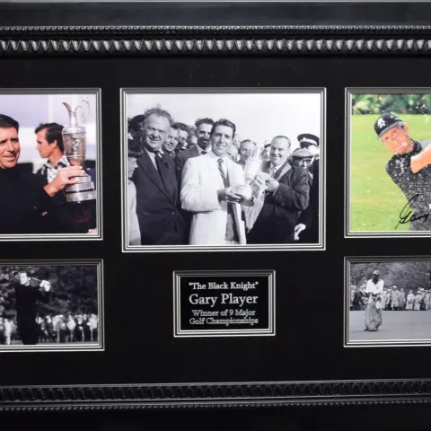 GARY PLAYER original signature presentation