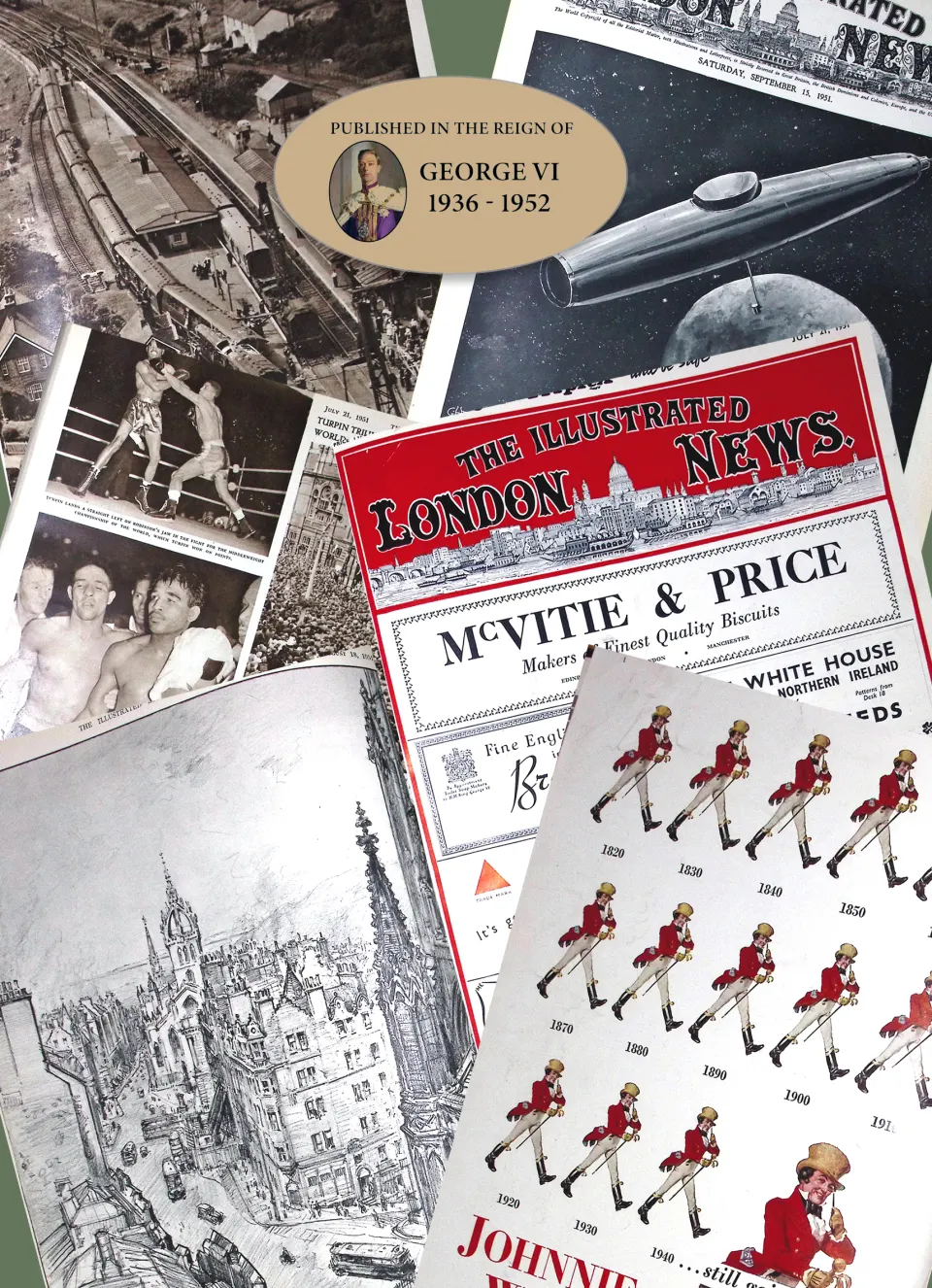 Illustrated London News 75 Years Old Bound Edition 1951 July-Sept Over 500 Pages.