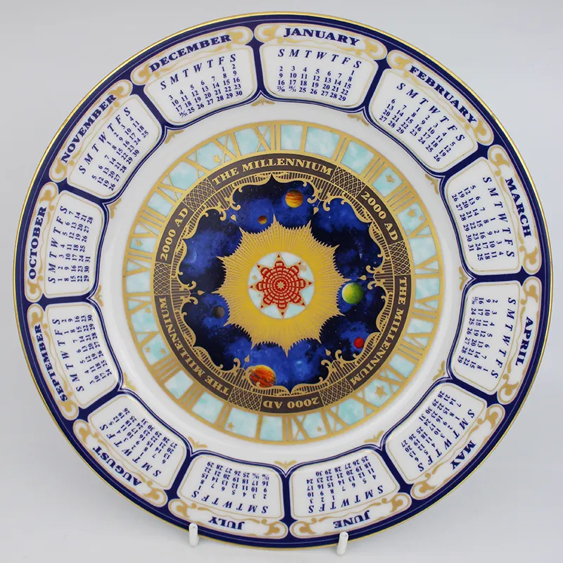Royal Worcester Millennium Calendar Plate