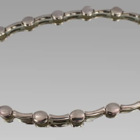 Vintage Silver Necklace & Bracelet Set