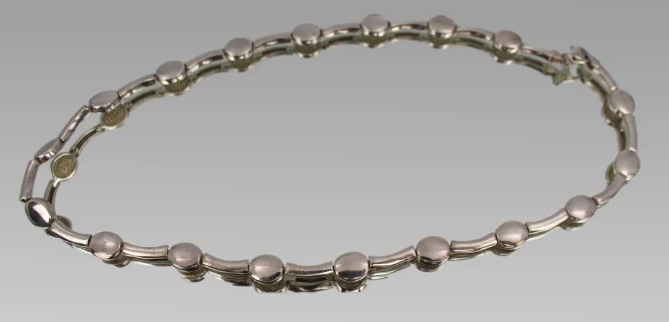 Vintage Silver Necklace & Bracelet Set