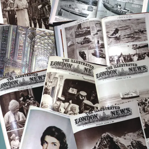Illustrated London News Removeable Issues 1962 May-Sept Original Folder.