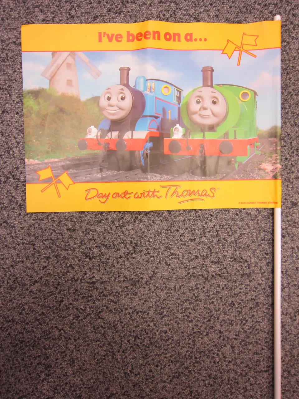 1000pcs Thomas the tank engine flag official liscensed product