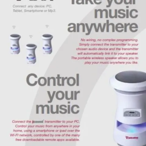 Jabadoo Jsound Wireless Portable Speaker