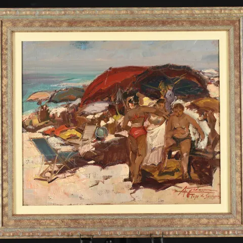 Original Oil on Canvas by Italian artist Antonio Gravina