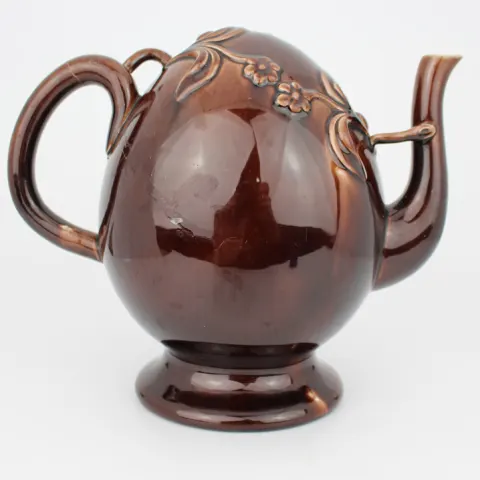 Victorian Minton Treacle Glazed Cadogan Teapot, c. 1880
