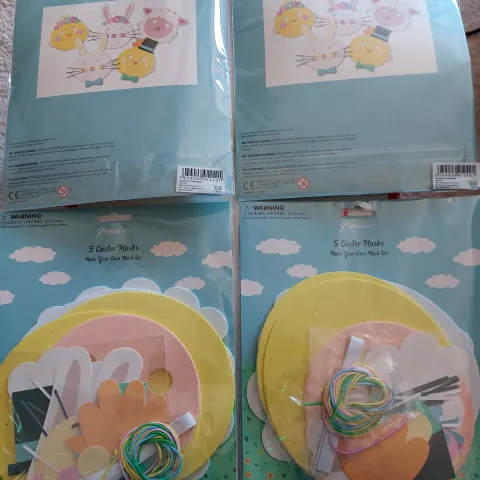 Foam Masks, packs of 5.  12 packs RRP £5 each