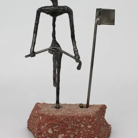 Vintage Golfing Figurine