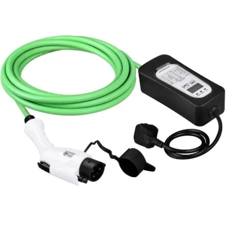 Masterplug Mode 2 EV Charging Cable 10m 3 Pin Plug to Type 1