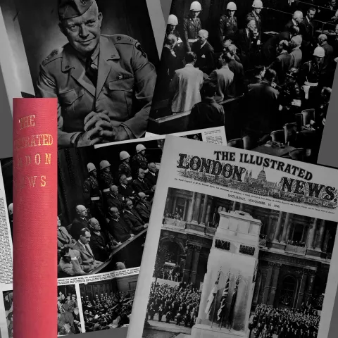 Bound Illustrated London News July-Dec 1946 Over 700 Pages Events of That Time.