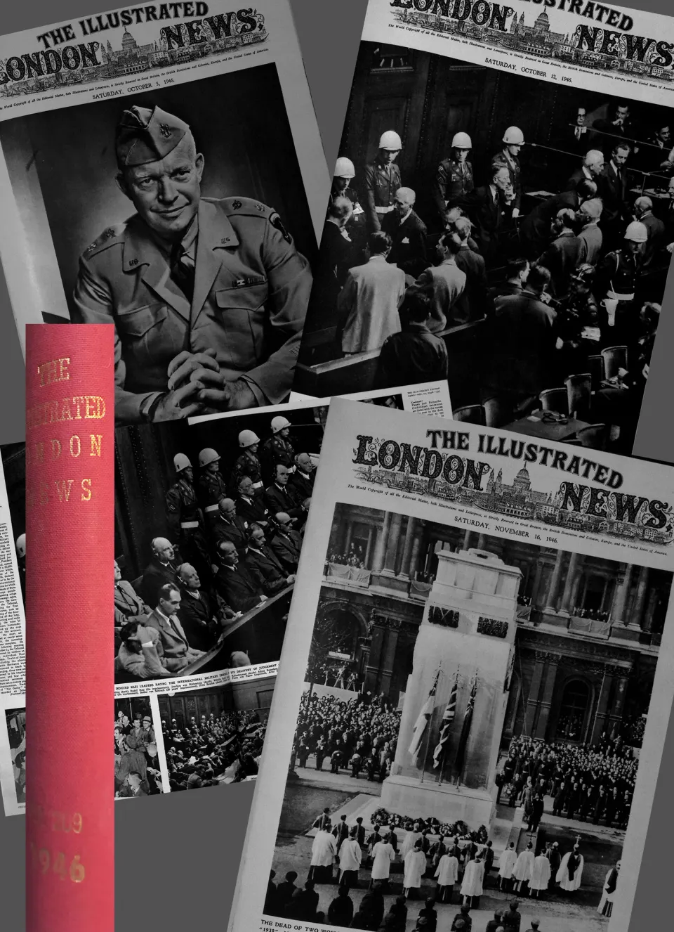 Bound Illustrated London News July-Dec 1946 Over 700 Pages Events of That Time.