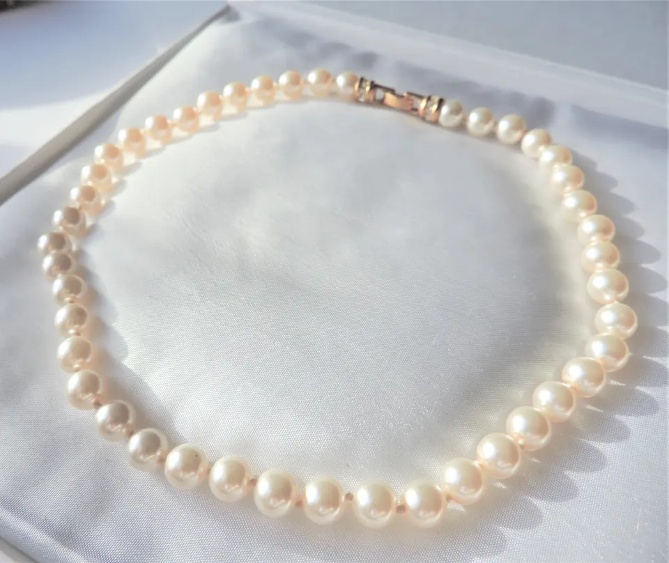 16 inch Pearl Necklace 44 x 8mm Pearls