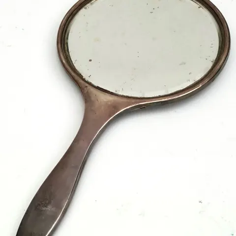 Sterling Silver Hand Mirror 