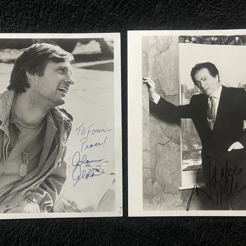 Jackie Mason & Alan Alda Signed