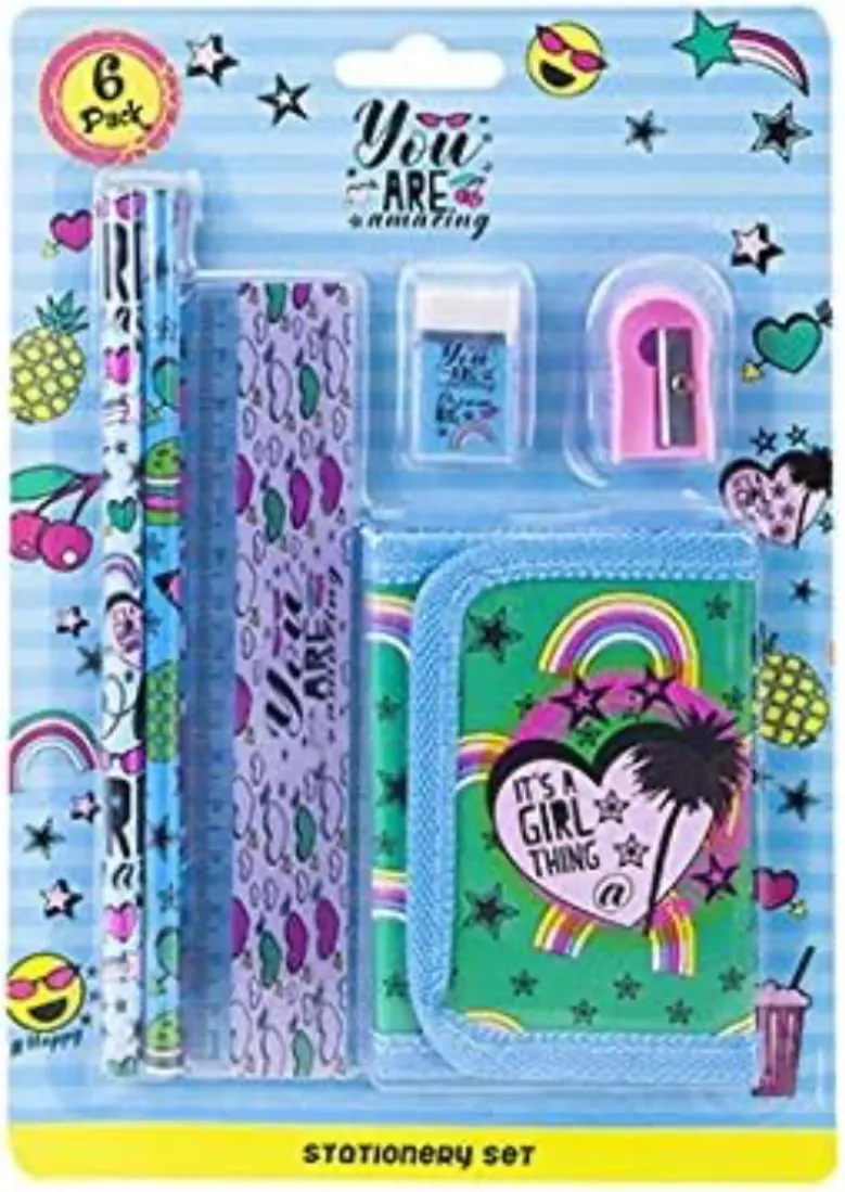 3 x It's a Girl Thing - 'You are amazing' Stationery Set, 6 Piece