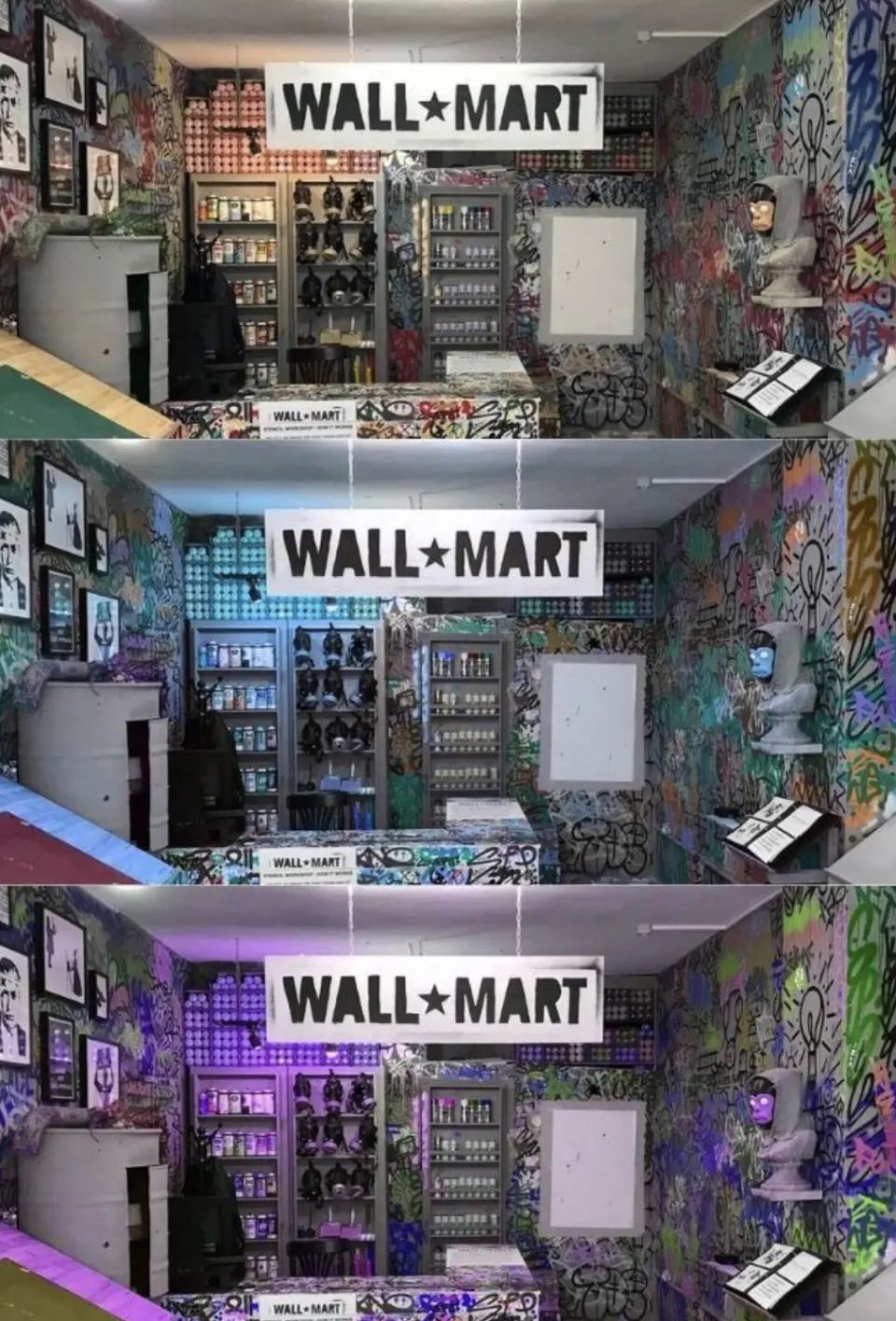THE WALLED OFF HOTEL POSTER-BANKSY- WALL MART