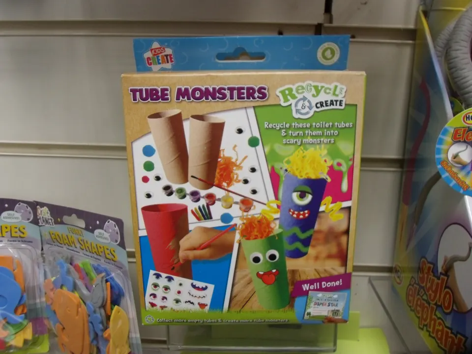 100pcs Brand new Tube Monsters activity kit set with craft items inside -